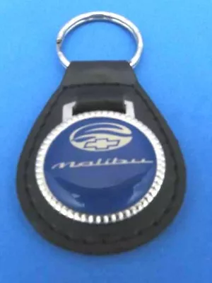 Chevrolet Malibu Black Leather Keyring Keyfob #013 Blue • $17.98