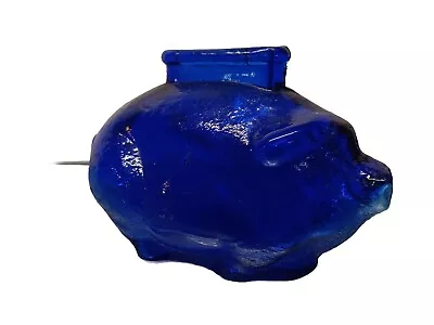 Vintage Small Cobalt Blue Glass Piggy Banks ALL IN EXCELLENT CONDITION  $20 EACH • $20