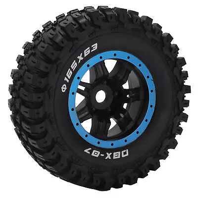 GSA 2Pcs Rubber Tire Skin 165mm Diameter Wheel Tire For ZD Racing 1/7 DBX07 RC • £36.11