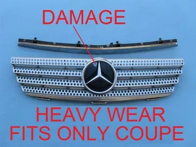 05 2005 Mercedes C230 C320 W203 Coupe Front Upper Top Hood Bumper Grille Trim • $237.50