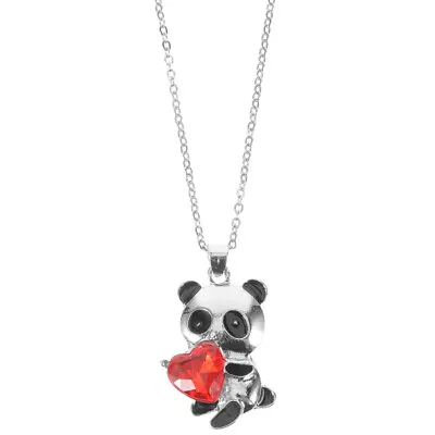 Panda Necklace Chain Necklaces For Women Pink Choker Metal • £7.58