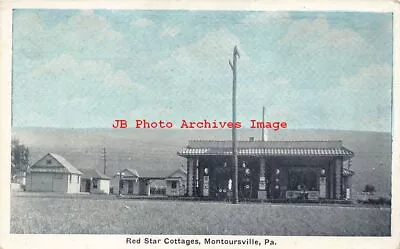 PA Montoursville Pennsylvania Red Star Cottages Gas Station Auburn Pub • $7.99