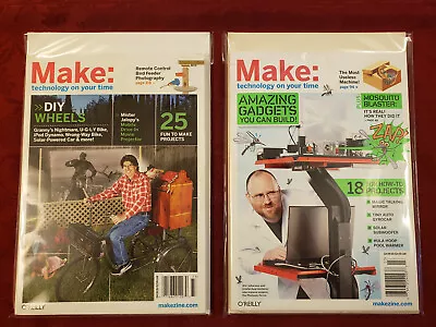 MAKE Magazine #11 & #23 Technology On Your Time (O'REILLY 2007; 2010) • $4