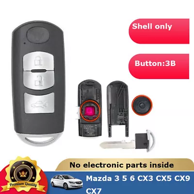 3B Suits Mazda 3 5 6 CX3 CX5 CX9 CX7 Smart Remote Key Shell Case Fob SKE13E-01 • $14.52