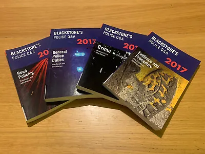£30 • Buy Blackstones Police Q & A 2017 Edition Set Of 4 Books