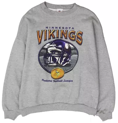 Vintage Minnesota Vikings Sweatshirt Crewneck Size XL NFL • $50