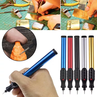 Random Color Electric Micro Metal Glass Ceramic Wood Diamond Engraving Tool Pen • $17.99