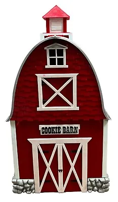 Vintage The Original Red Barn Cookie Jar Musical Plays Green Acres Theme(VIDEO ) • $28