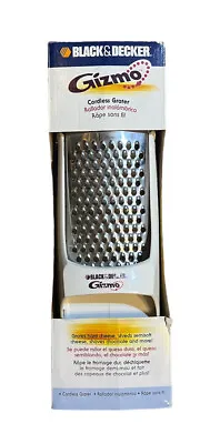 NIB Black & Decker Gizmo Cordless Electric Cheese Grater GG200 New Never Opened • $36.99