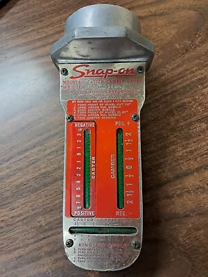 Vintage Snap On Alignment Tool WA-60E Magnetic Caster - Camber Gauge • $125