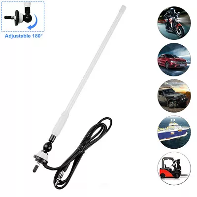 $11.98 • Buy Marine Stereo Radio Antenna Boat FM AM Aerial For ATV UTV Car Yacht
