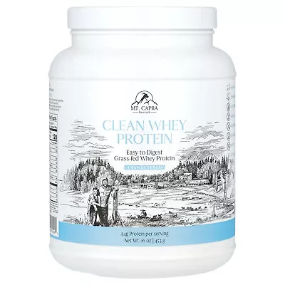 Clean Whey Protein Unsweetened 16 Oz (453 G) • $44.10