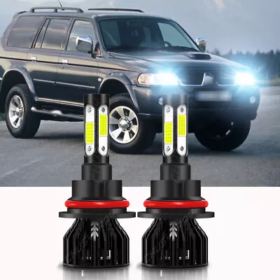 For MITSUBISHI Montero Sport 2000-2004 - 9007 LED Headlight Bulbs Hi/Low Beam • $15.99