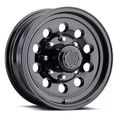 Sendel S20 16  8-Lug Boat Camper RV Trailer Wheel Rim Gloss Black (QTY 1) • $187