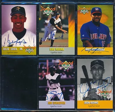 Lot 2000 Diamond Authentics Signature Series Autos Julio Lugo Reding Rivera CU33 • $22