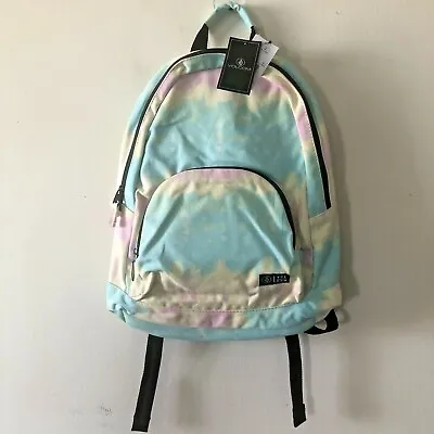 Volcom Schoolyard Canvas Backpack Book Bag Tie Dye Padded Straps Women's NWT • $32