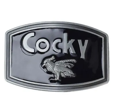 $10.99 • Buy Cocky Belt Buckle Western Cowboy Native American Motorcyclist (CKY-01-B)