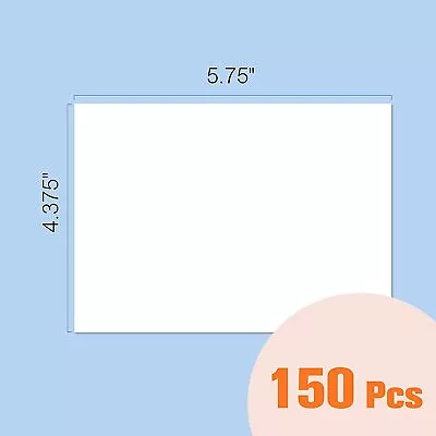 150 Bright White Envelopes Self Seal 4 3/8X5 3/4 Invitation Greeting Card A2  • $17.99