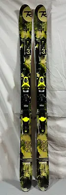 $179.95 • Buy Rossignol S3 168cm 124-96-114 Twin-Tip Rocker Skis Rossignol Axium Bindings