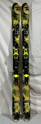 $179.95 • Buy Rossignol S3 168cm 124-96-114 Twin-Tip Rocker Skis Rossignol Axium Bindings