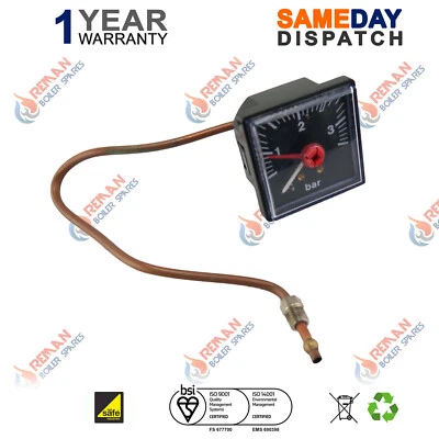 £9.03 • Buy Vaillant Combi Compact Vcw 240t 280t 240xt 280xt 242e 282e Pressure Gauge 101250