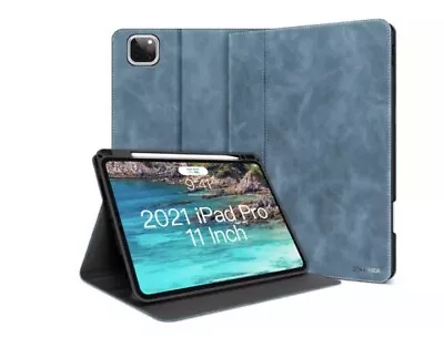 DTH-Panda Case For IPad Pro 11  Compatible 4rd/3rd/2nd Gen Slate Blue Auto Sleep • £22