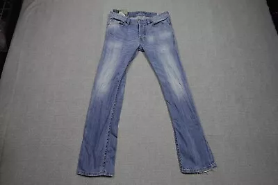 Diesel Jeans Mens 31x32 Blue Safado Regular Light Wash Faded Made In Italy • $69.97