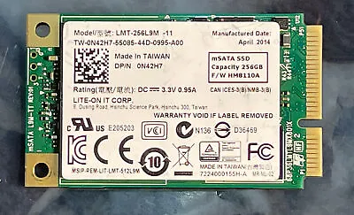 Lite-On SSD LMT-256L9M-11 256GB MSATA Solid State Drive • $20