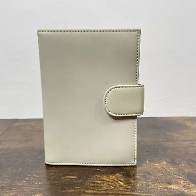 Etienne Aigner Wallet Ivory Womens Snap Small Minimalist Designer Card Organizer • $19.95