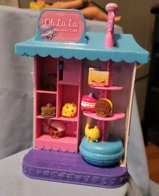 Shopkins World Vacation Oh La La Macaron Cafe Lot With 8 Dessert Figures • $15