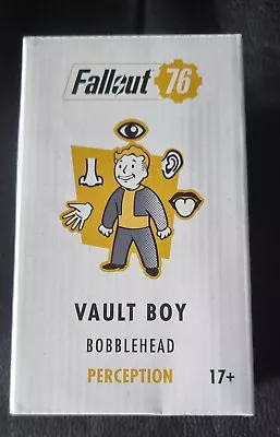 Bethesda Official- Fallout 76 -Vault Boy Bobblehead- 12cm - Perception - New • £13