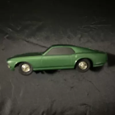 Vintage Eldon 1969 Ford Mustang 1/32 Slot Car Green W/tint Automotive Toy • $49.95