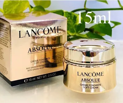 Lancome Absolue Soft Cream With Grand Rose Extracts 15ml Brand New In Box • £26.99