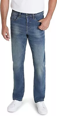 IZOD Men's Denim Jeans - Comfort Stretch Jeans - Casual Relaxed Fit Jeans 36x30 • $29.99