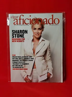 $9.88 • Buy Cigar Aficionado August 2004 Magazine Sharon Stone