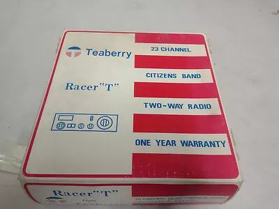 Vintage Teaberry RACER  T  CB Radio With Mic - Used? See Description • $49.99