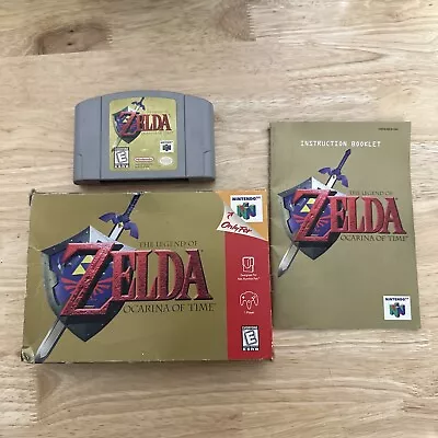 The Legend Of Zelda Ocarina Of Time Nintendo 64 CIB N64 Complete In Box • $139.99