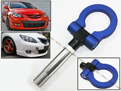 $44.68 • Buy Blue Jdm Folding Screw On Type Front/rear Tow Hook For Mazda Cx5 Rx8 Mazdaspeed