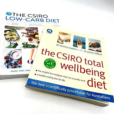 📚 The CSIRO Bundle | Low-Carb Diet | CSIRO Total Wellbeing | Same Day Postage • $17.63