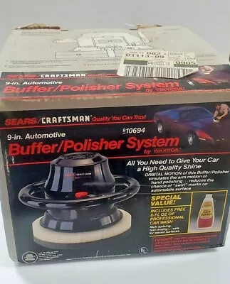 $19.95 • Buy Sears Craftsman 9  Buffer Polisher Model 646.1069902 Black (FC34-T-G920)
