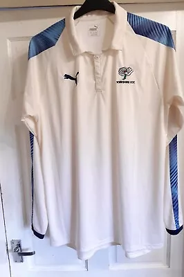 Puma Yorkshire County Cricket Club Shirt. Size XL.Very Good Condition. • £10