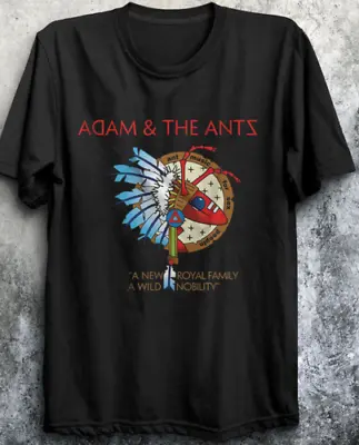 $19.99 • Buy Hot Adam And The Ants Tour Shirt Gift Funny Black Shirt