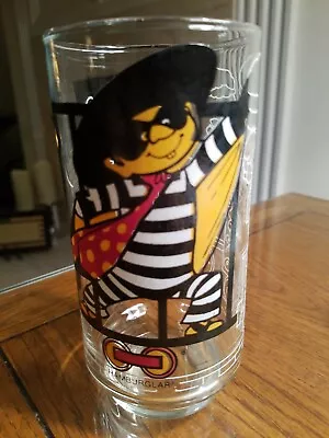 Vintage 1977 McDonalds Collectors Series Glass Tumbler -HAMBURGLAR • $6.99