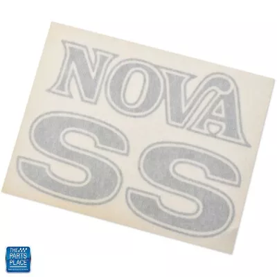 1975-1976 Nova Fender  Nova SS  Decal SS Black EA • $39.29