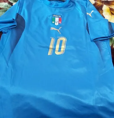 $155 • Buy Francesco  Totti Signed  2006 World Cup   Jersey Coa+proof