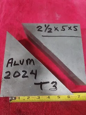 $32.50 • Buy 2024 T3 Aluminum Plate Flat Bar Stock (used) 2 Pcs