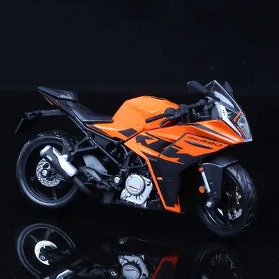 1/12 Scale Maisto KTM RC390 2022 Racing Diecast Bike Motorcycle Model Toy Orange • $27.42