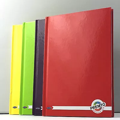 A5 Notebook Lined Paper Journal Planner Book Ruled Pad Writing Diary Hardback • £3.59