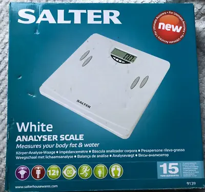 Salter 9139 White Analyser Scale • £10