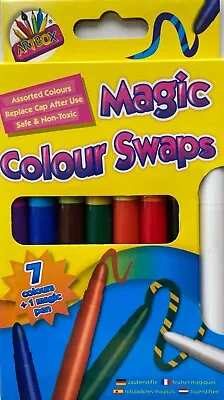 £2.69 • Buy Artbox Pack Of 8 'Magic' Colour Swap Felt Tipped Pens (Non-Toxic)